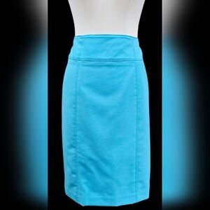 Worthington Bright Turquoise Pencil Skirt